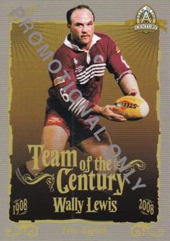 2008 NRL Centenary - Promotional Cards #TC06 Wally Lewis Front
